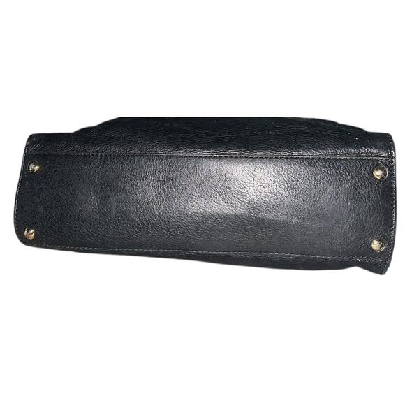 Michael Kors Hamilton East West Black Pebbled Leather Tote Bag 38T1XHMT9L - Picture 5 of 10